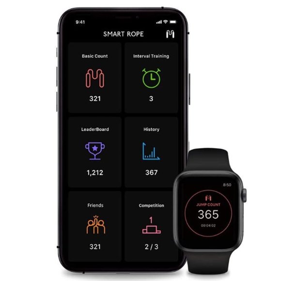 Tangram Rookie Smart Jump Rope - Blue - Picture 6 of 6